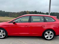 Usata Seat Leon ST 110 CV (80 kW) 2014 Rosso Station wagon