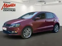 Gebraucht VW Polo Highline 90 PS (66 kW) 2014 Rot Kleinwagen