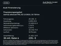 Gebraucht Audi Q2 Advanced Plus 150 PS (110 kW) 2023 Navarrablau metallic SUV