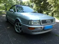 Gebraucht Audi Cabriolet 133 PS (97 kW) 1992 Silber Cabrio