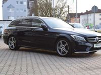 Gebraucht Mercedes C200 AMG line 184 PS (135 kW) 2016 Obsidianschwarz  metalliclack Kombi