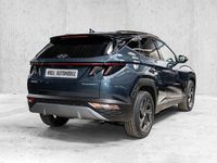 Gebraucht Hyundai Tucson Advantage 150 PS (110 kW) 2023 Serenity white / abyss black / sol (weiss) SUV