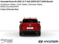 gebraucht Hyundai Kona ❤️ N LINE 1.0 T-Gdi 120PS DCT 2WD Benzin ⌛ Sofort verfügbar! ✔️ mit 4 Zusatz-Paketen