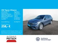 Gebraucht VW Tiguan Allspace Life 150 PS (110 kW) 2022 Grau SUV