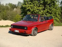 Gebraucht VW Golf Cabriolet 72 PS (52 kW) 1984 Rot Cabrio