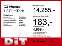 Gebraucht Citroën C3 Aircross PureTech 131 PS (96 kW) 2023 Lack grau artense/ typ aussenverkleidung (metallic) SUV