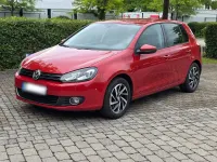 Gebraucht VW Golf VI Highline 160 PS (117 kW) 2011 Rot Kleinwagen