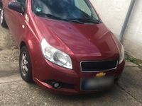 Gebraucht Chevrolet Aveo 2010 Rot Kleinwagen