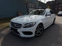 Gebraucht Mercedes C220 AMG line 170 PS (125 kW) 2018 Weiß Limousine