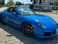 Gebraucht Porsche 911 Carrera 4 GTS Targa 450 PS (330 kW) 2017 Blau Cabrio