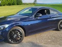 Gebraucht Mercedes C220 AMG 170 PS (125 kW) 2018 Blau Coupé