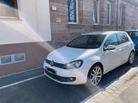Gebraucht VW Golf VI Highline 122 PS (89 kW) 2010 Weiß Kleinwagen