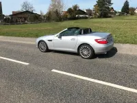 Gebraucht Mercedes SLK200 184 PS (135 kW) 2014 Silber Cabrio
