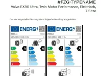 Nouvelle Volvo EX90 Performance 380 kW (517 ch) 2026 Blanc SUV