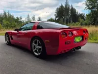 Używany Corvette C5 350 KM (257 kW) 2002 Czerwony Kabriolet