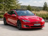 Gebraucht Tesla Model S 284 kW (387 PS) 2017 Rot Kleinwagen