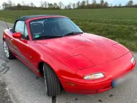 Gebraucht Mazda MX5 106 PS (77 kW) 1990 Rot Cabrio