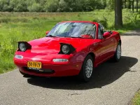 Używany Mazda MX5 116 KM (85 kW) 1991 Czerwony Kabriolet