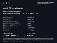 Gebraucht Audi A4 Ambiente 204 PS (150 kW) 2022 Mythosschwarz metallic Kombi