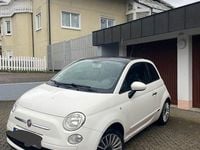 Gebraucht Fiat 500 Lounge 69 PS (50 kW) 2010 Weiß Kleinwagen