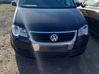 Gebraucht VW Touran 105 PS (77 kW) 2008 Schwarz Van / Kleinbus