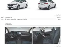 Neu BMW 225 Active Tourer Sport Line 245 PS (180 kW) 2026 Weiß Van / Kleinbus