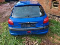 Gebraucht Peugeot 206 90 PS (66 kW) 2000 Blau Kleinwagen