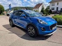 Gebraucht Ford Puma Titanium 125 PS (91 kW) 2021 Dynamicblau metallic (metallic) Coupé