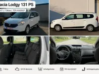 Gebraucht Dacia Lodgy 131 PS (96 kW) 2017 Weiß Van / Kleinbus