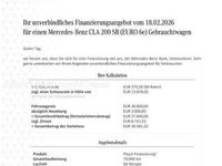 Gebraucht Mercedes CLA200 Shooting Brake AMG line 163 PS (119 kW) 2024 Mountaingrau  met. Kombi