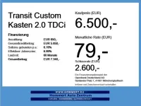 Gebraucht Ford Transit Custom 105 PS (77 kW) 2020 Frostweiß Van