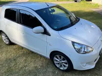 Gebraucht Mitsubishi Space Star 80 PS (58 kW) 2013 Weiß Van / Kleinbus