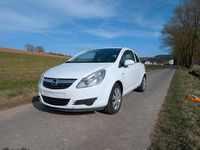 Gebraucht Opel Corsa 80 PS (58 kW) 2009 Weiß Kleinwagen