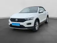 Gebraucht VW T-Roc Cabriolet Style 150 PS (110 kW) 2021 Weiß Cabrio