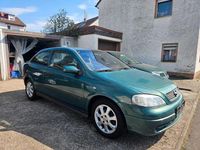Gebraucht Opel Astra Selection 101 PS (74 kW) 2001 Grün Limousine