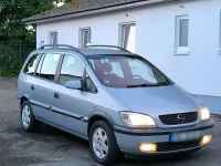 Gebraucht Opel Zafira 125 PS (91 kW) 2002 Silber Van / Kleinbus