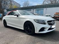 Gebraucht Mercedes C180 AMG line 156 PS (114 kW) 2019 Weiß Cabrio