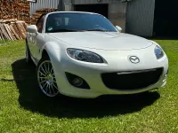 Gebraucht Mazda MX5 126 PS (92 kW) 2012 Weiß Cabrio
