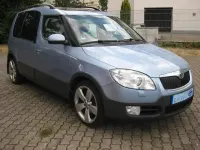 Gebraucht Skoda Roomster Plus Edition 86 PS (63 kW) 2009 Blau Van / Kleinbus