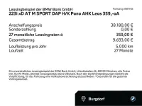 Gebraucht BMW 223 Active Tourer M Sport 204 PS (150 kW) 2026 Black sapphire (schwarz) Van / Kleinbus
