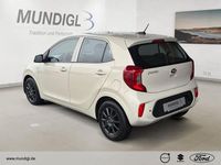 Gebraucht Kia Picanto Edition 7 67 PS (49 kW) 2021 M9y) milky beige met. (beige Kleinwagen