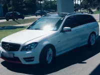 Gebraucht Mercedes C220 AMG line 170 PS (125 kW) 2012 Weiß Kombi