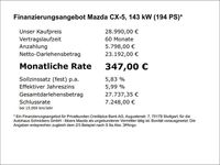 Gebraucht Mazda CX-5 Ad'Vantage 194 PS (142 kW) 2021 Schwarz SUV