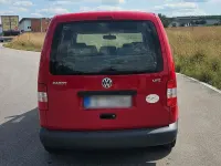 Gebraucht VW Caddy Life 80 PS (58 kW) 2008 Rot Van / Kleinbus
