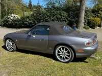 Gebraucht Mazda MX5 110 PS (80 kW) 2004 Silber Cabrio