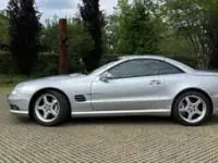 Gebraucht Mercedes SL55 AMG AMG 500 PS (367 kW) 2004 Silber Cabrio