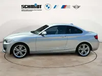 Gebraucht BMW 218 Advantage 150 PS (110 kW) 2015 Glaciersilber metallic Coupé