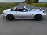 Gebraucht Mazda MX5 116 PS (85 kW) 1992 Silber Cabrio