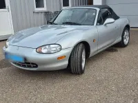 Gebraucht Mazda MX5 110 PS (80 kW) 1998 Silber Cabrio