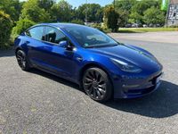 gebraucht Tesla Model 3 Perfomance Blau 3,2s 0-100Km/h 513PS (MwStausweisb)